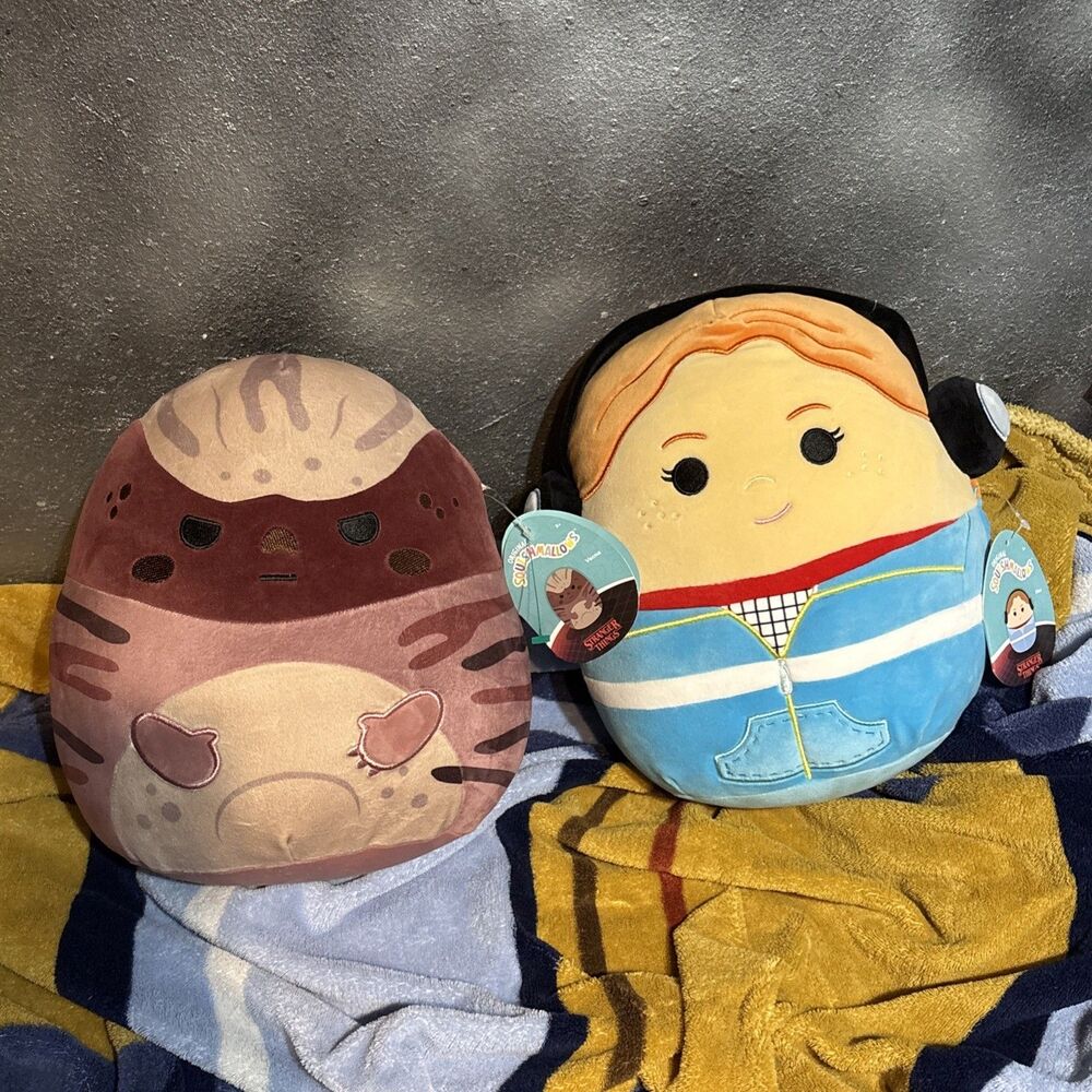 Squishmallows Stranger Things Max + Vecna 10in Plush by Jazwares NEW Lot Of 2